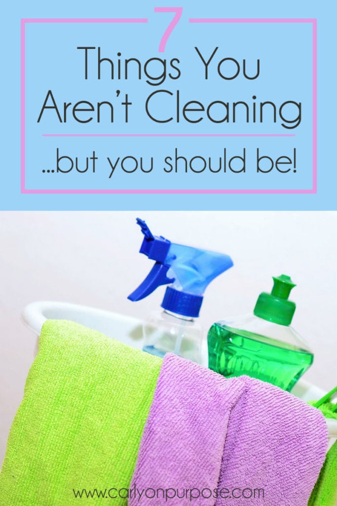 7 areas you should be cleaning