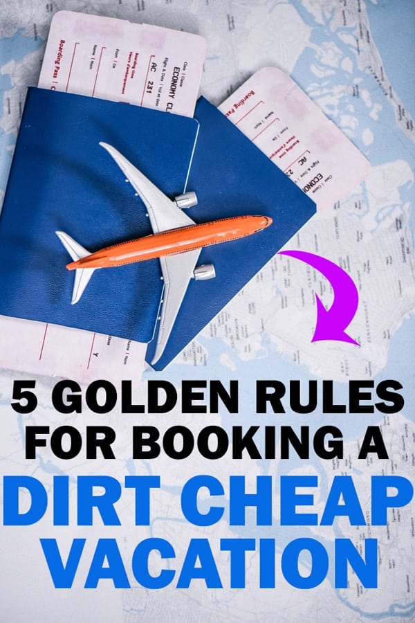 how to book a cheap vacation