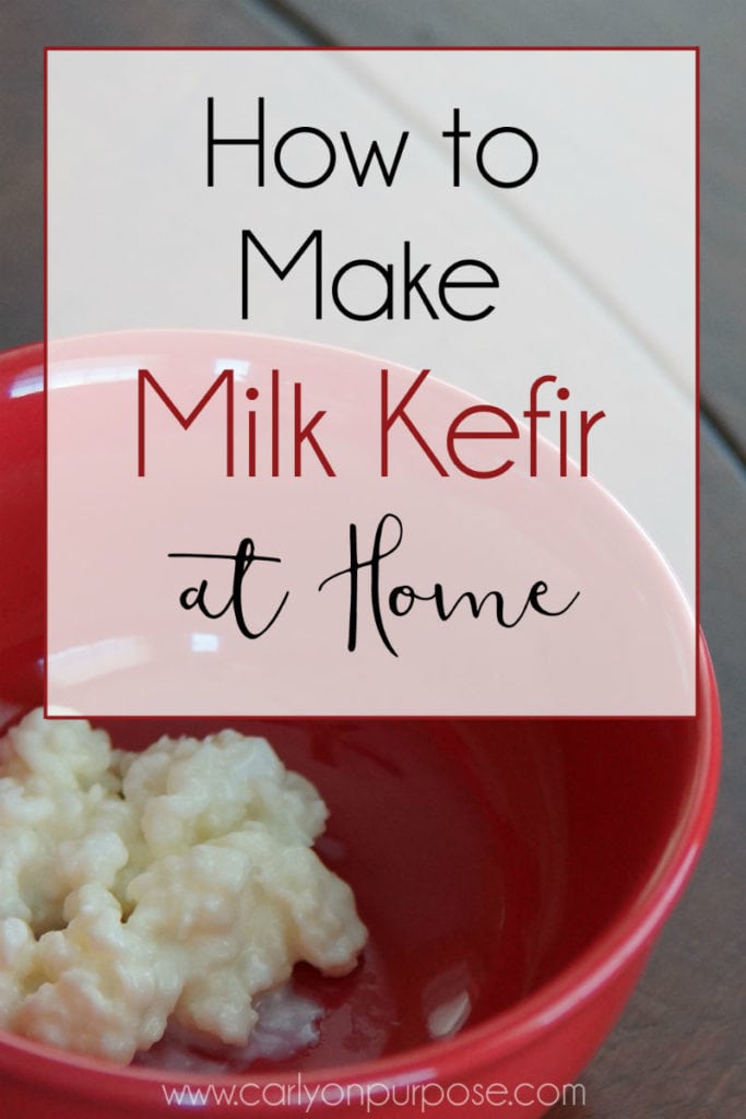 How to make milk Kefir at home