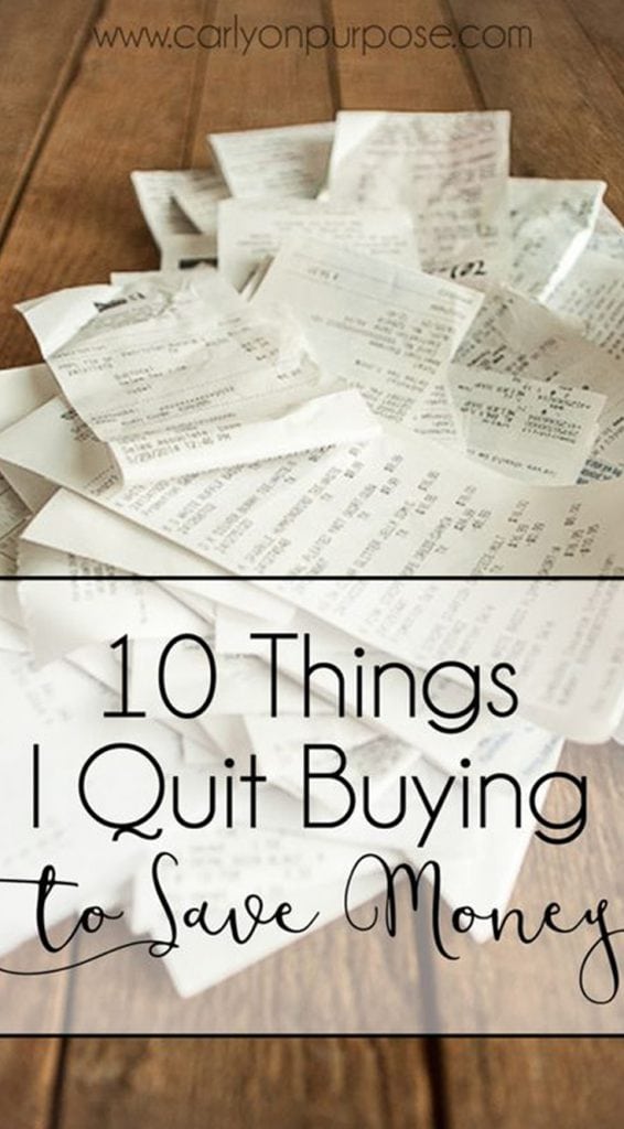 saving money tips - easy things to cut out of your budget!
