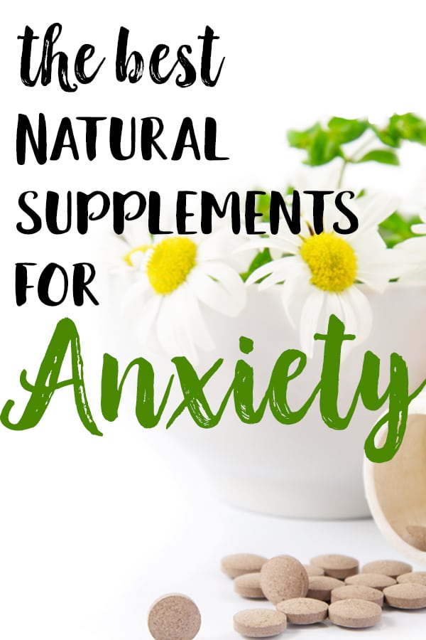 best natural supplements for anxiety