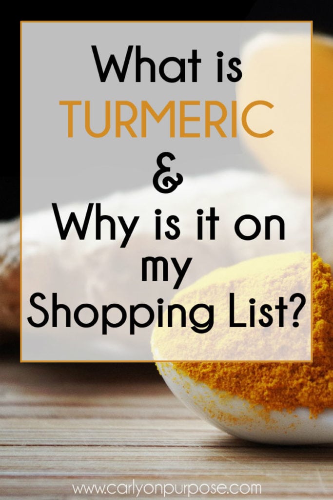 What is turmeric and why is it on my shopping list?