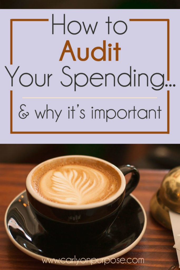 How to audit your spending
