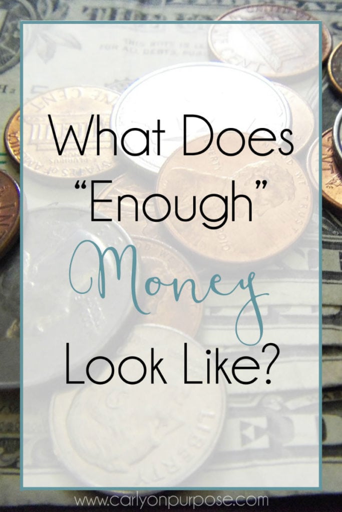 What does enough money look like?