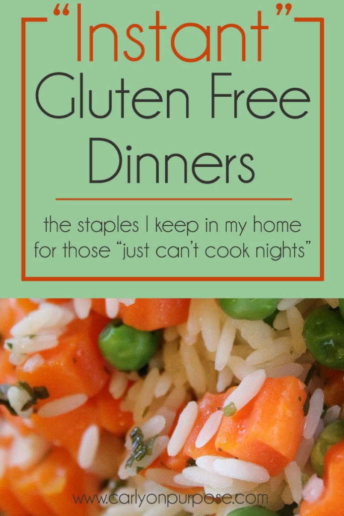 Gluten Free Dinners
