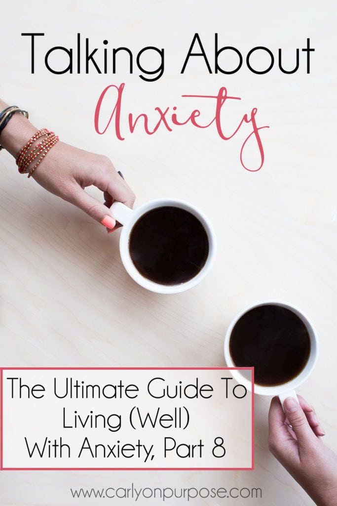 Talking about anxiety