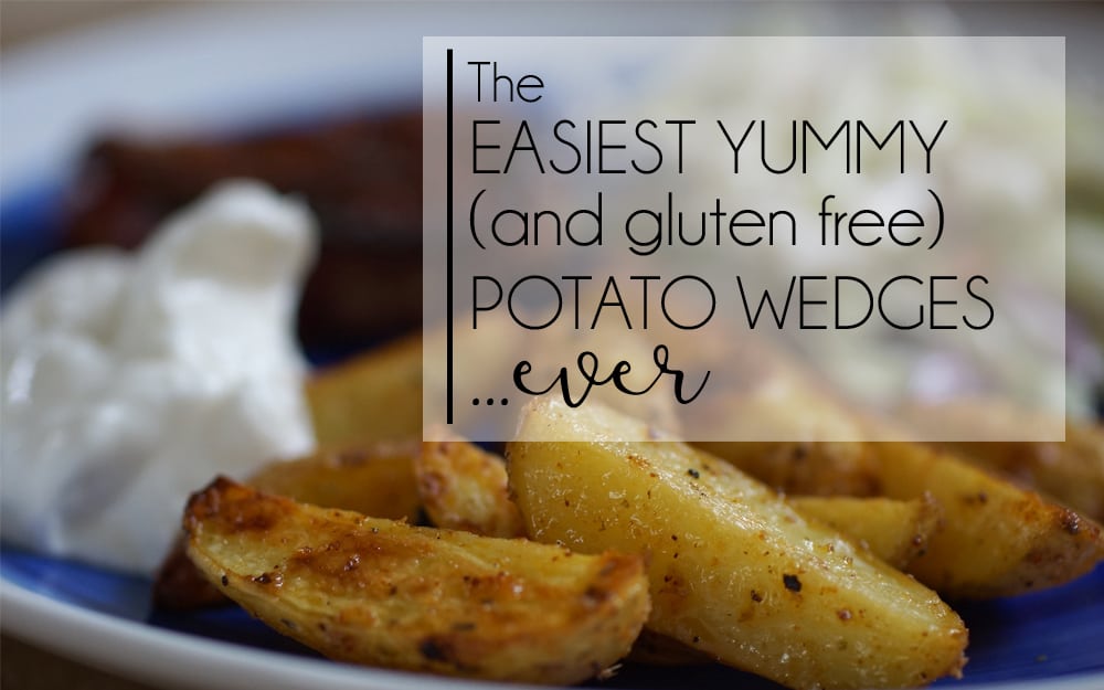 EASY Homemade (Gluten Free) Potato Wedges