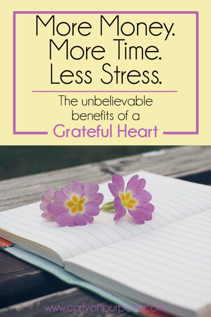 Benefits of a grateful heart