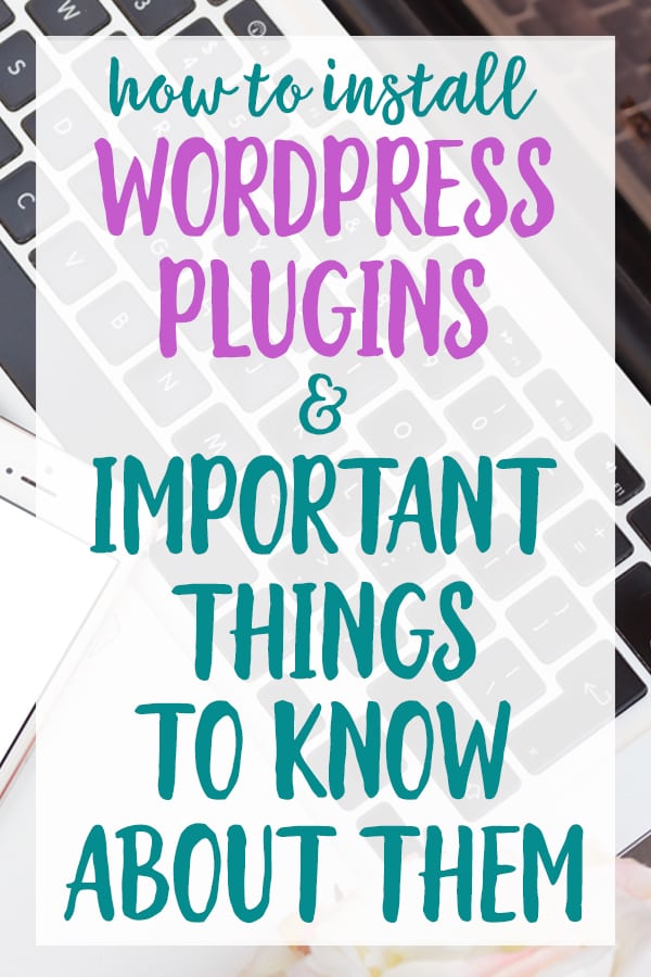 how to install wordpress plugins