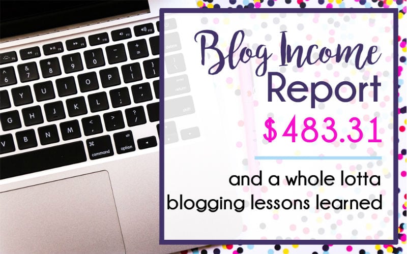 My Very First Blog Income Report – August 2016