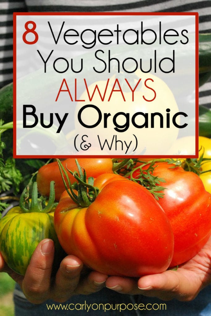 8 vegetables to buy organic