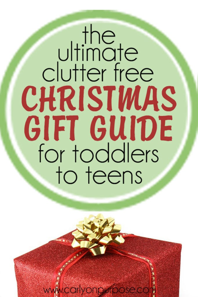 Clutter Free Christmas Gifts Guide / Gift Ideas
