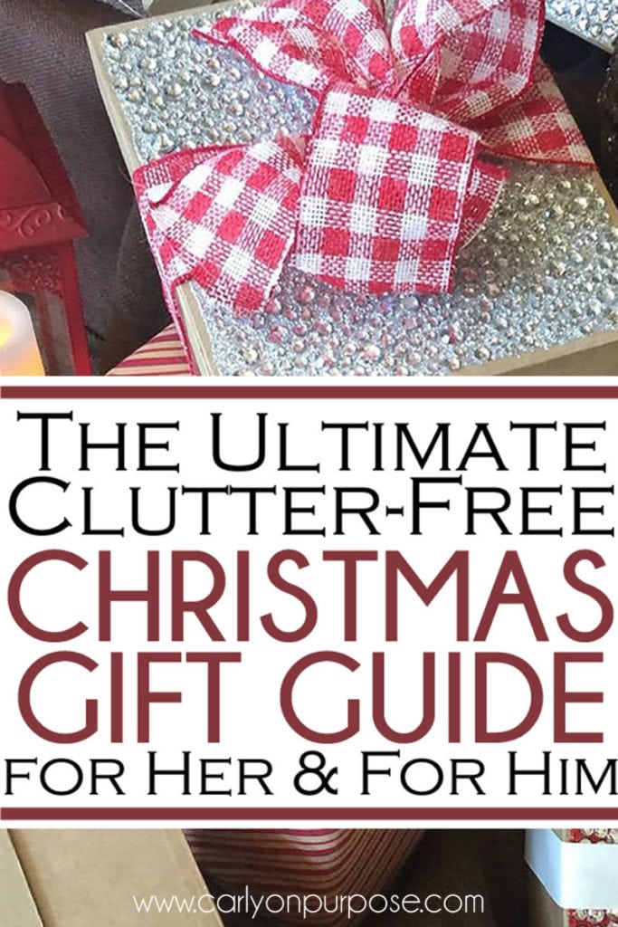 Clutter Free Christmas Gifts Guide / Gift Ideas