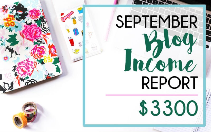 Blog Income & Traffic Report: September 2016