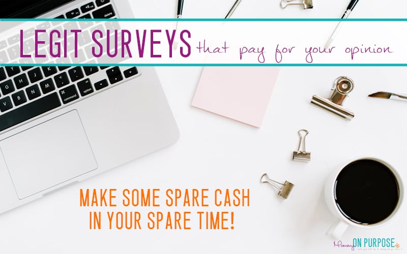 Legit Online Surveys that Pay for Your Opinion