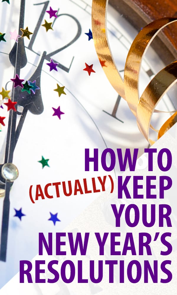 Keeping your new year's resolutions!