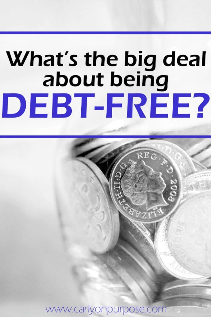 being debt free