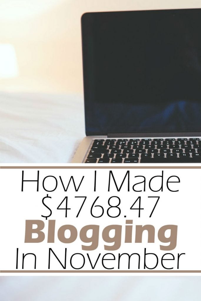 blog income report november