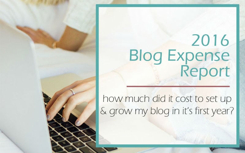 2016 Blog Expense Report