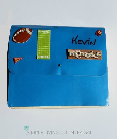 keepsake file folder diy