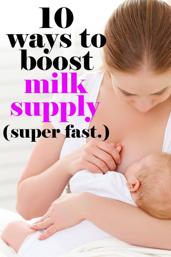 increase breast milk supply fast