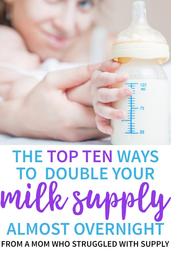 tips to increase breast milk supply fast