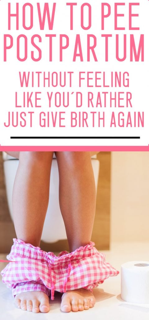 painful urination postpartum