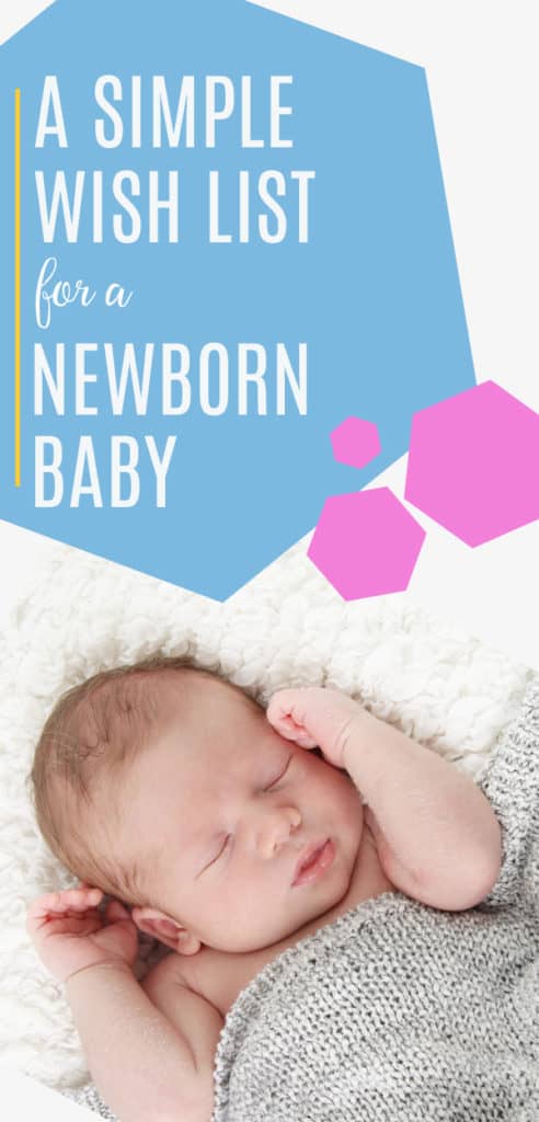 wishlist for a newborn baby