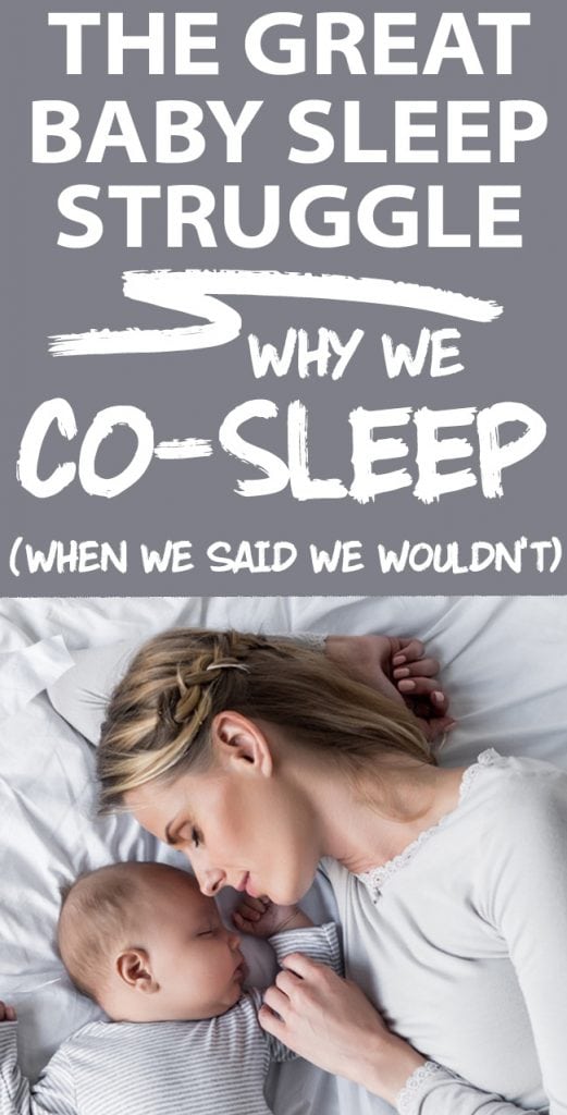 co sleeping with baby is the best thing we did!