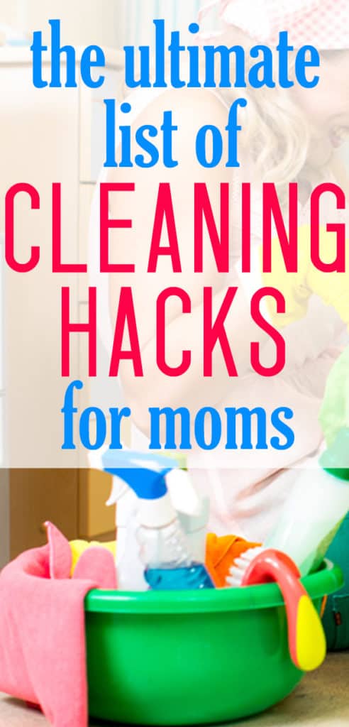 cleaning hacks for parents