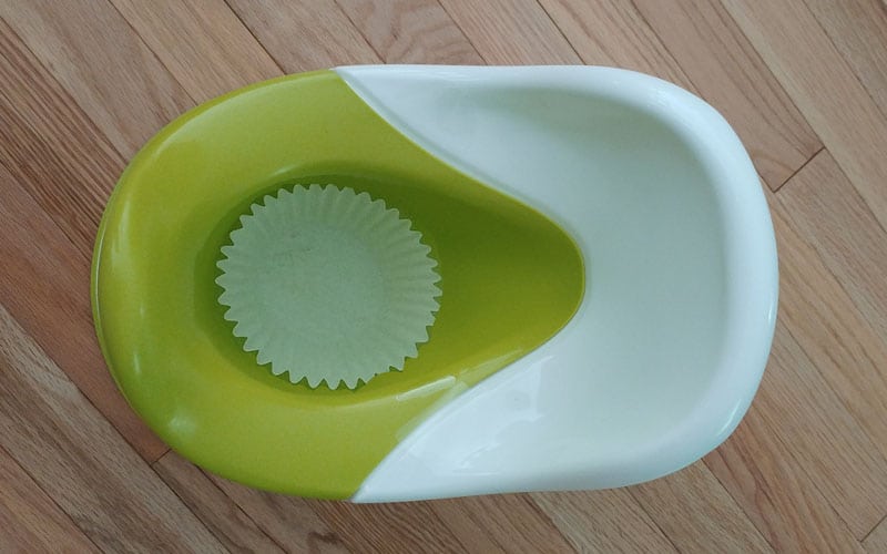 potty chair cleaning trick