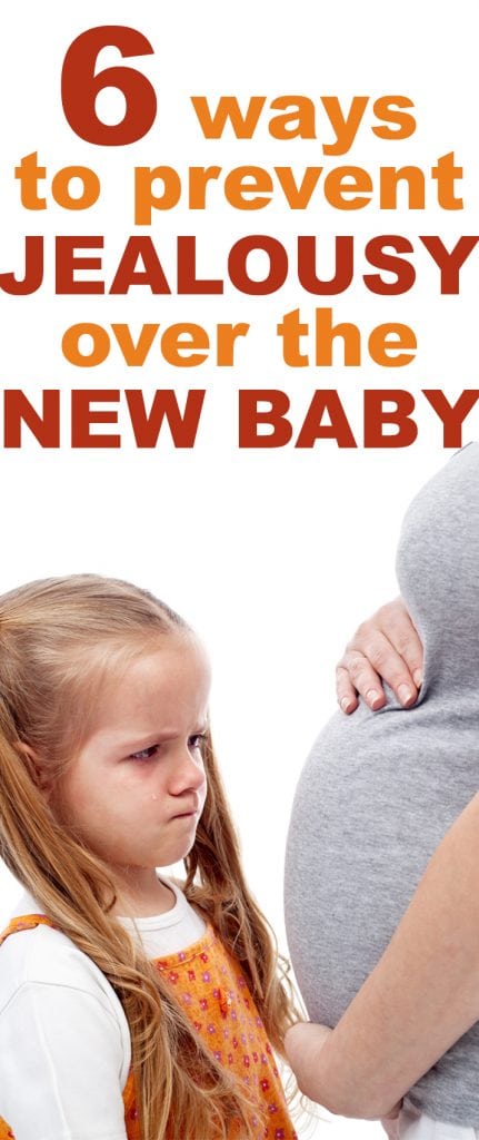 preventing jealousy over a new baby