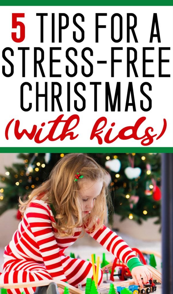 Christmas with kids can be stressful - great tips to enjoy the holidays