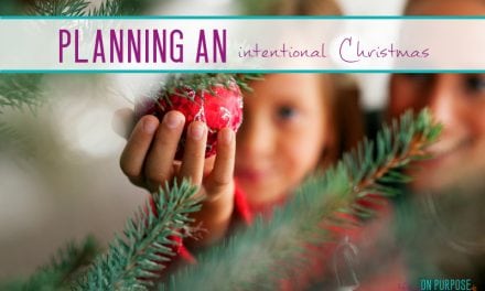 Having an Intentional Christmas