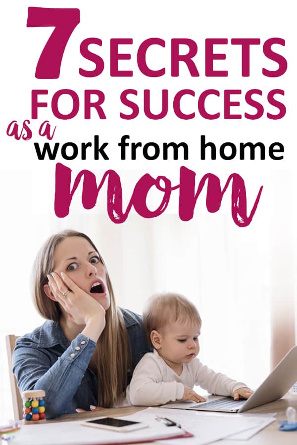 work from home mom tips