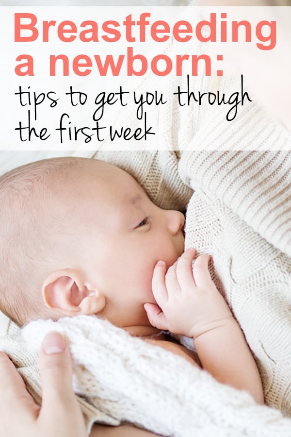 breastfeeding tips for nursing a newborn the first week