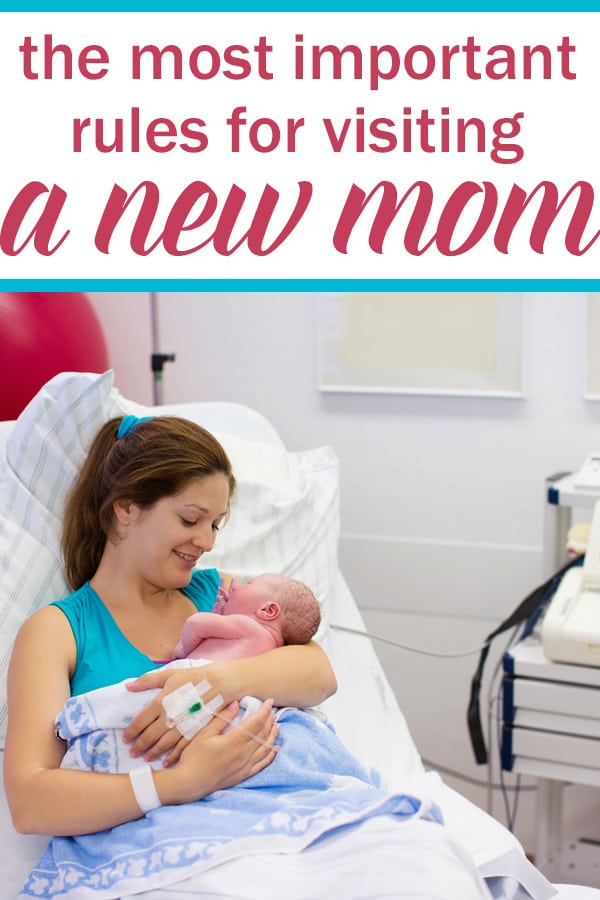 rules for visiting a new mom in hospital