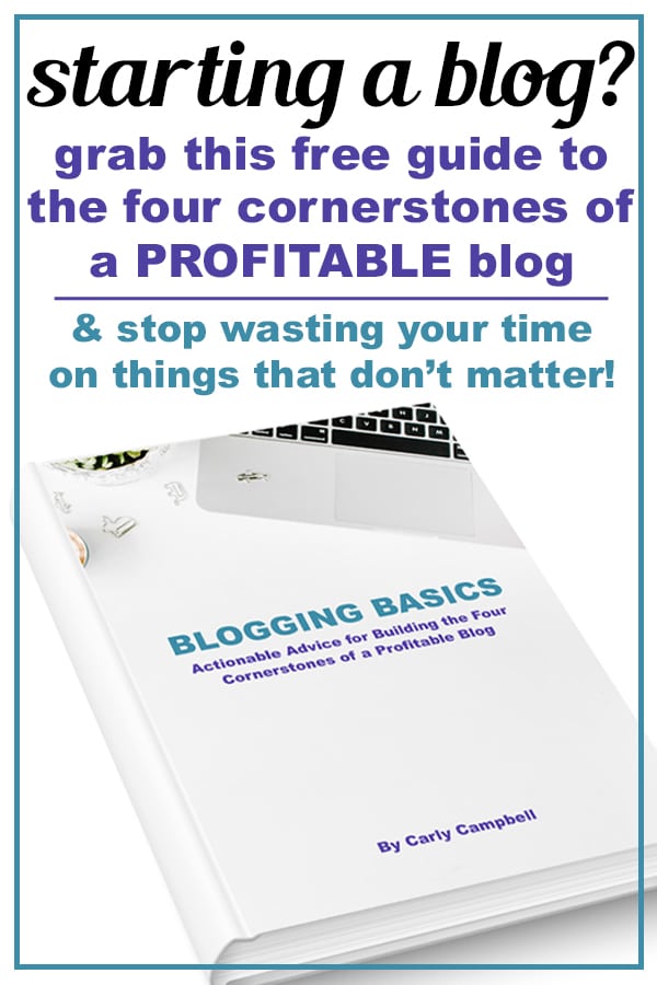starting a blog that makes money freebie for beginners
