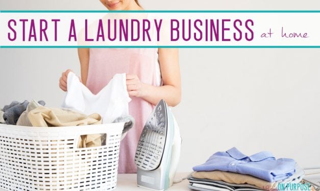 Start a laundry business: The perfect NON-phone NON-computer side hustle for moms