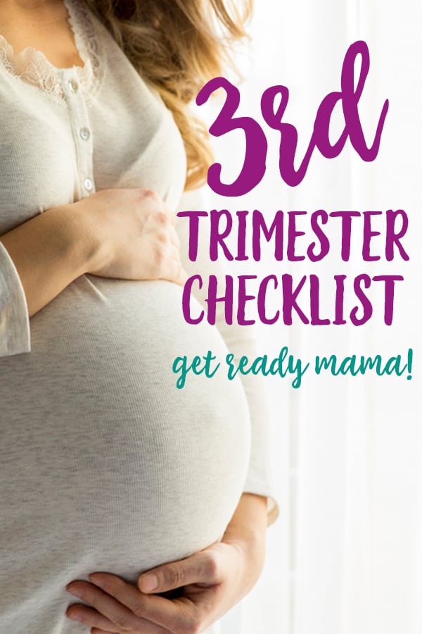 third trimester checklist