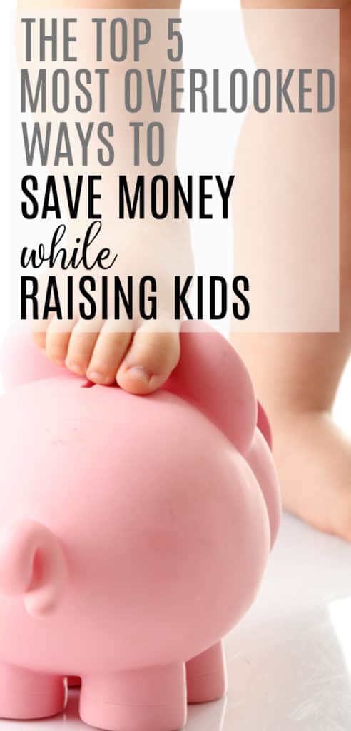 how to save money while raising a family