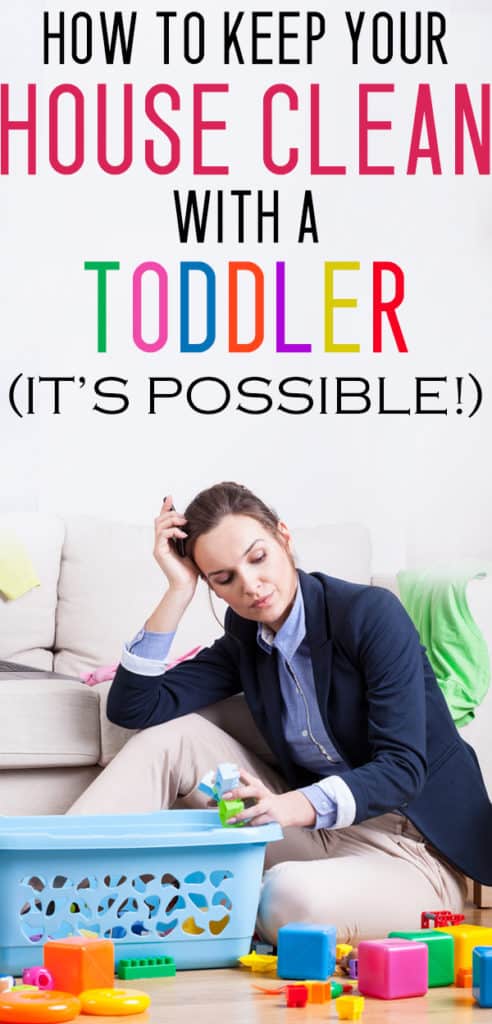 clean house with a toddler