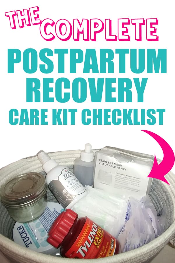 postpartum care kit