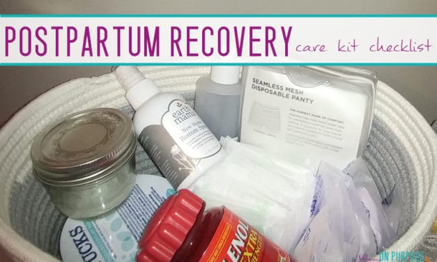 Postpartum Care Kit Checklist for New Mommas