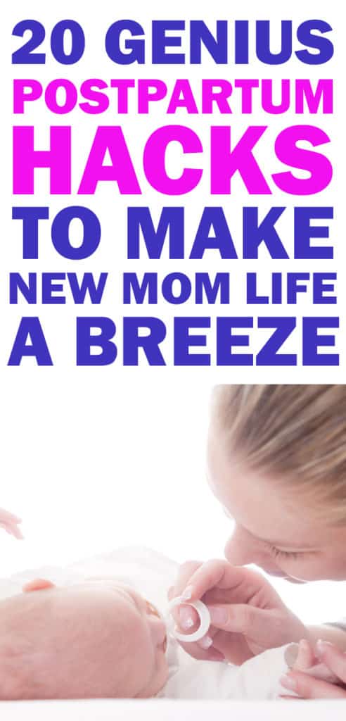 POSTPARTUM HACKS