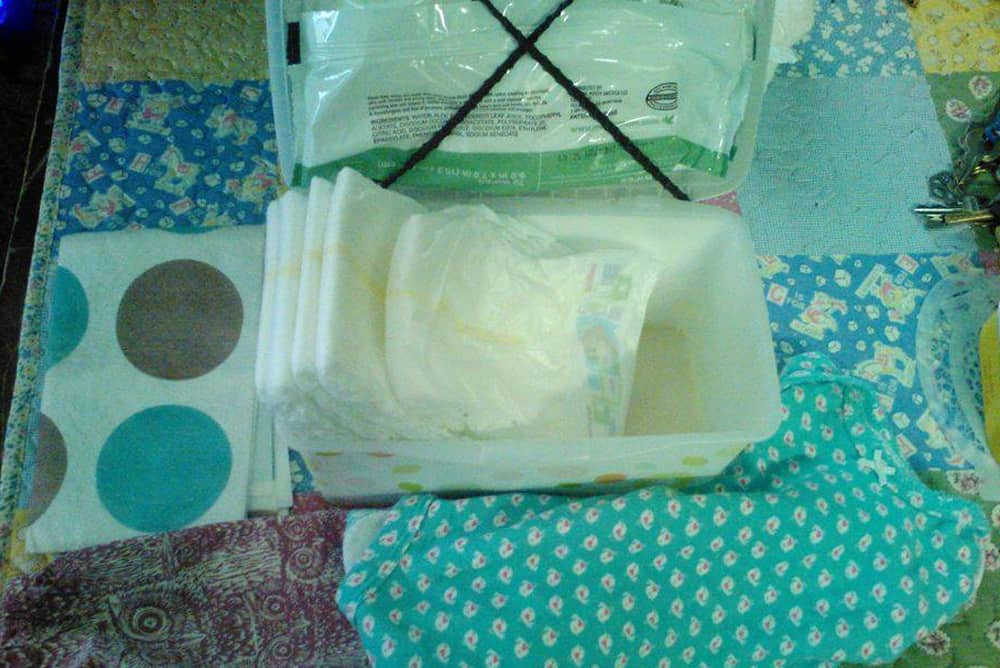 diaper bag hack