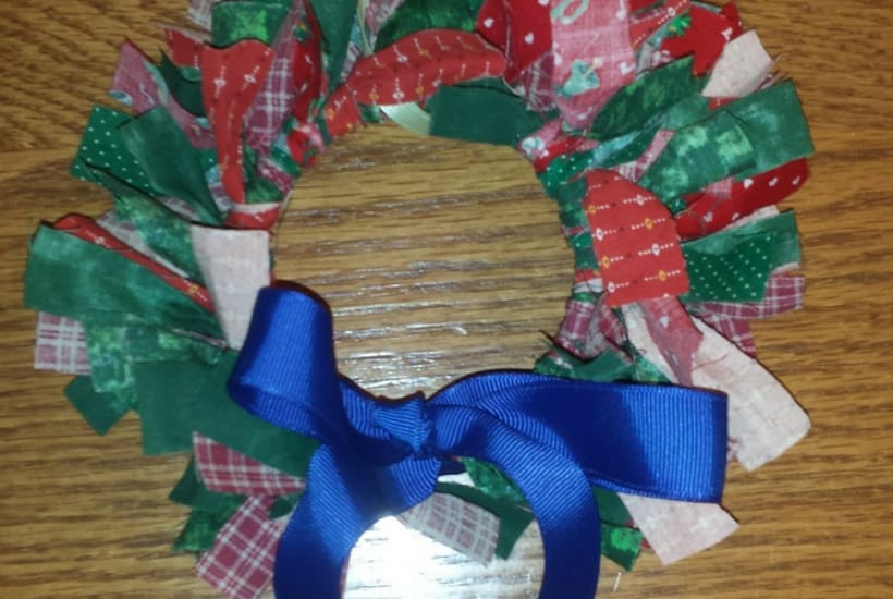 wreath DIY Christmas Ornaments to Make With Toddlers santa