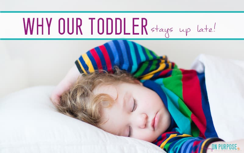 Why Our Two Year Old Goes to Bed “Late”