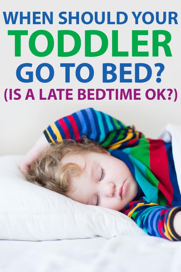 when should a toddler go to bed