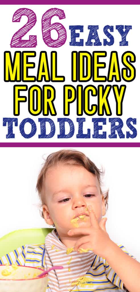 what to feed a picky toddler - toddler food ideas for those hard to feed kiddos! If toddler is a picky eater, you will want to save this list of toddler meals. (Also includes a list of ideas for lunch at daycare!) #toddler #momlife #kids